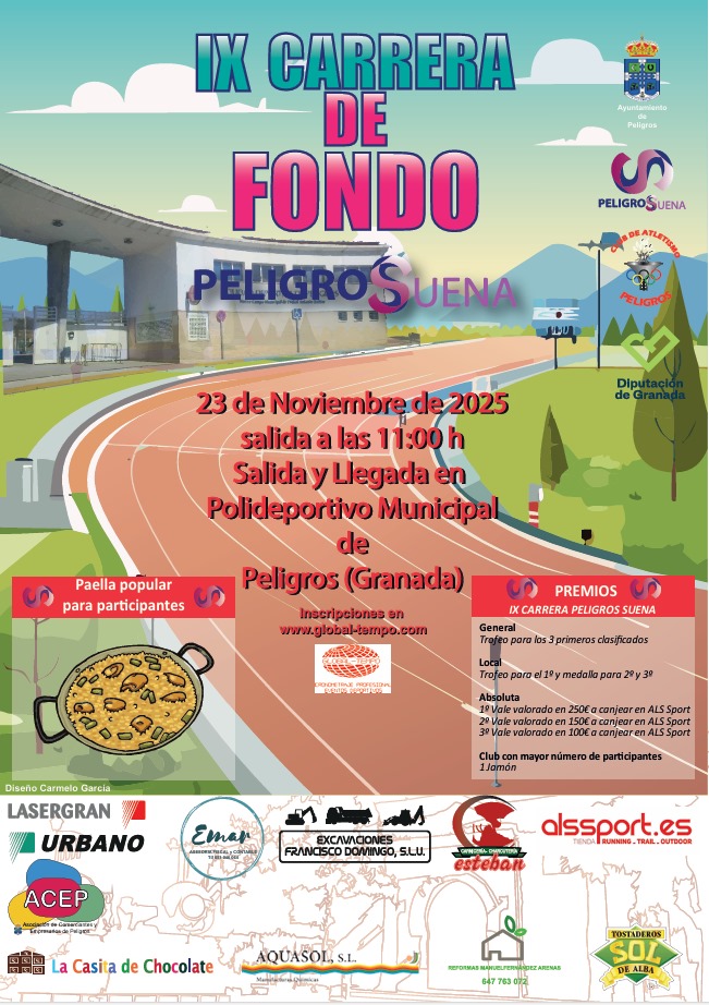 IX CARRERA DE FONDO PELIGROS SUENA